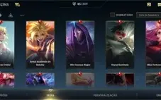 Conta Wild Rift 12 skins lendárias