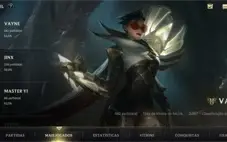 Conta Wild Rift 12 skins lendárias