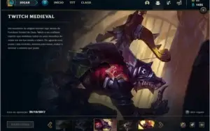Conta com Twitch Medieval