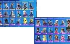 CONTA FORTNITE RARÍSSIMA S3,S4,TRAVIS SCOTT, GALAXY, IKONIK