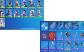CONTA FORTNITE RARÍSSIMA S3,S4,TRAVIS SCOTT, GALAXY, IKONIK