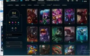 CONTA LOL MESTRE 83 SKINS