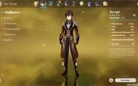Conta Genshin impact Rank 55