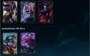 conta de lol prata 2 elo passado gold 5