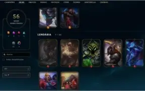 CONTA PRATA 3 COM 56 SKINS