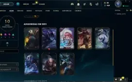 CONTA LEAGUE OF LEGENDS COM MMR ALTO