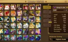 Summoners War Global com Cadiz Shizuka Alicia Ariel Triton