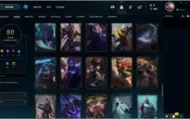 CONTA LOL - PLATINA 4 • 80SKINS 102 CHAMP