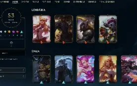 Conta League of Legends Full Acesso - 109 Champs e 53 Skins