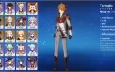 Genshin Impact conta AR 55 com 9 personagens e 4 armas 5*