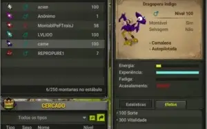 Conta com 6 personagens lvl 170+  em ilyzaelle