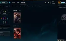 Conta League Of Legends - Lvl32 - Gold 3