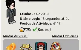 CONTAS ANTIGAS DE HABBO 2009,2010,2011,2014