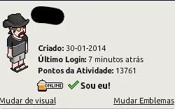 CONTAS ANTIGAS DE HABBO 2009,2010,2011,2014