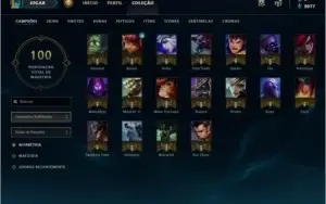 conta lol level 30 unranked