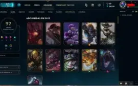 Conta LOL G4 Full Champ 92 Skin