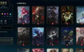 Conta [Monochampion] Mono Aatrox+Croma Elite Drx+ Skins 382-