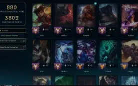 Conta [Monochampion] Mono Aatrox+Croma Elite Drx+ Skins 382-