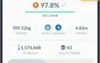 Conta Pokémon go Level 43