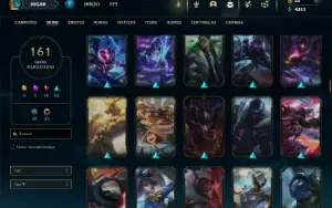 Prata 2 com 130 Champs e 161 Skins ( JG / MID / TOP )
