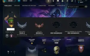 Prata 2 com 130 Champs e 161 Skins ( JG / MID / TOP )