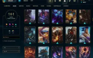 Prata 2 com 130 Champs e 161 Skins ( JG / MID / TOP )