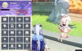DUAS CONTAS DE GENSHIN - Ayaka, furina + assinatura.