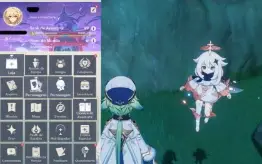 DUAS CONTAS DE GENSHIN - Ayaka, furina + assinatura.