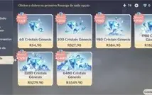 Conta Genshin Impact AR58 muito bem cuidada