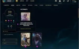 Conta MESTRE com 50 Champs e 32 skins (1 Prestigio)