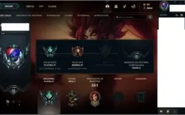 Conta Platina IV - 40 SKINS - 104 Campeões