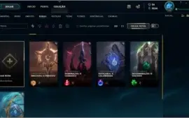 Conta League of Legends Platina 160 skins tds personagens