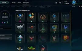 Conta League of Legends Platina 160 skins tds personagens