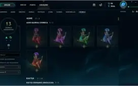 Conta League of Legends Platina 160 skins tds personagens