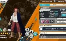 Conta One Piece BR 5 Extreme Shanks Red Luffy Yamato+2.2k RD