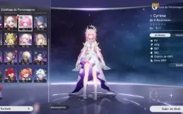 Conta Honkai Star Rail Com Cyrene / Archer/ Dan Heng  Pt 