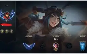 CONTA LOL D4 FLEX + 40 SKINS LV 168