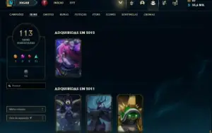 Conta com rammus rei, kayle juiza + elise vitoriosas e outro