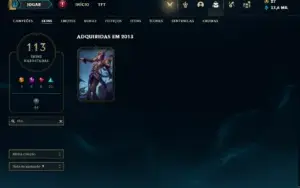 Conta com rammus rei, kayle juiza + elise vitoriosas e outro