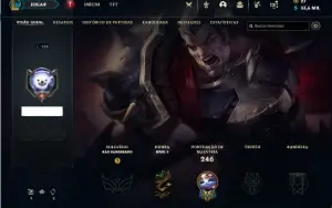 Conta com rammus rei, kayle juiza + elise vitoriosas e outro