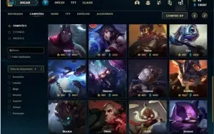 Conta prata 4 com 135 Champs e 125 Skins