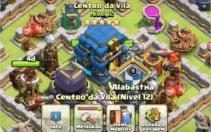 Clash of clãs c12 barato