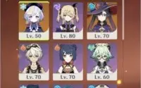 GENSHIN IMPACT AR 52 (DILUC, XIAO, KEQING, MONA)