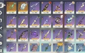 GENSHIN IMPACT AR 52 (DILUC, XIAO, KEQING, MONA)