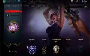 Conta diamante 1, win rate alto e mmr bom