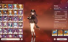 GENSHIN IMPACT - AR55, 12T5⭐Hutao C1 + Bis, Neuvillette +Bis