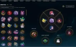 Conta LoL G4 221 skins e todos os champions