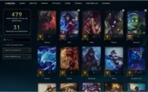 Conta LoL G4 221 skins e todos os champions