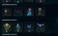 🔥 CONTA LOL - A MELHOR DO SITE - 5 SKINS VITORIOSAS E +🔥