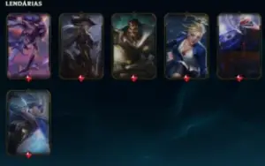 Conta League of Legends 151 skins lv 665 